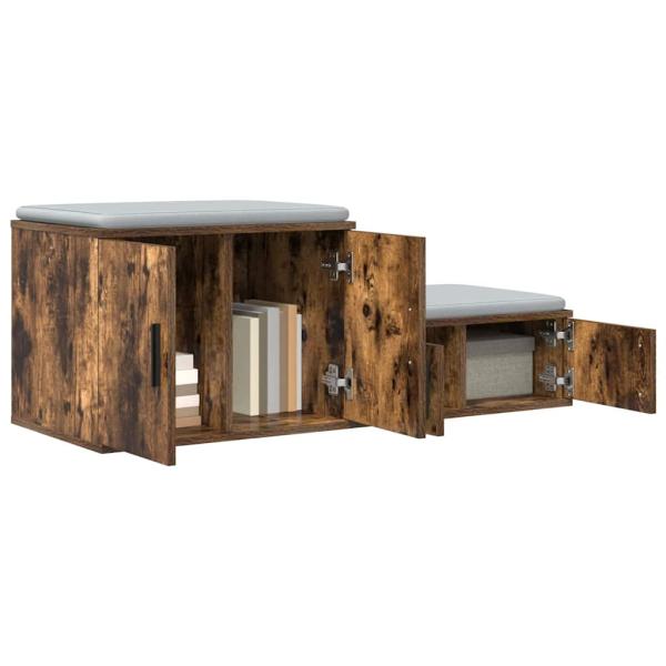 Aufbewahrungsschrank Rauches Eiche 127x41x40 cm Holzwerkstoff