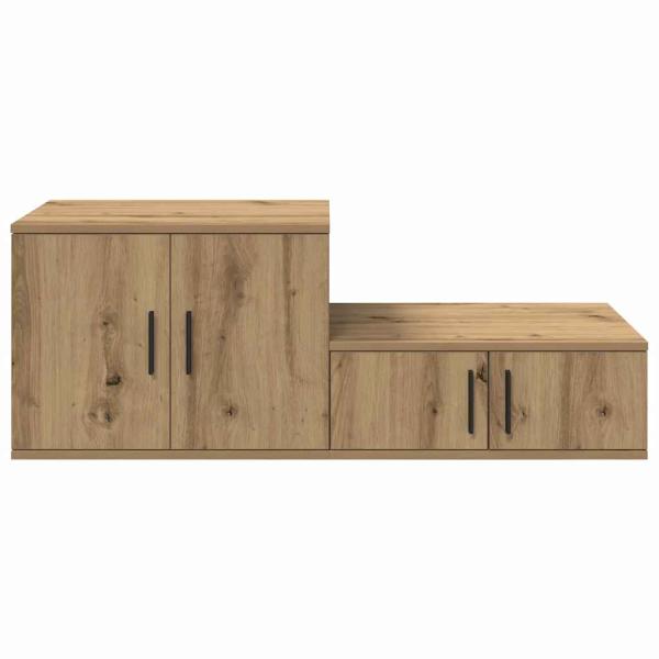 Aufbewahrungsschrank Artisan Eiche 127x41x40 cm Holzwerkstoff