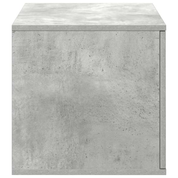 Aufbewahrungsschrank Beton Grau 108x41x40 cm aus Holzwerkstoff