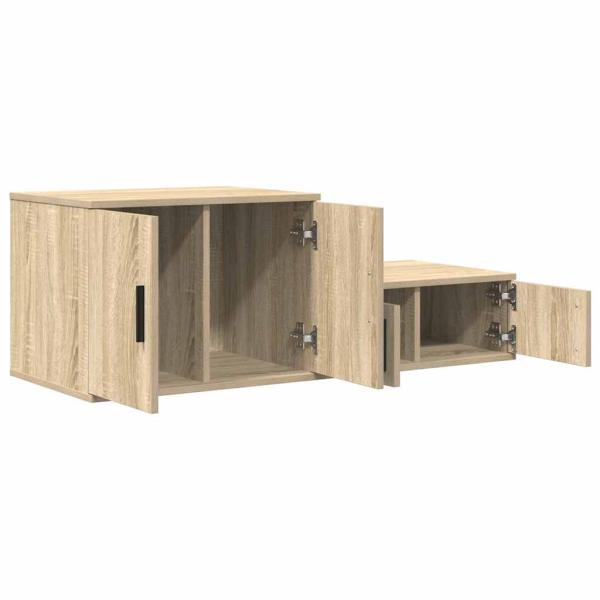 Stauraum-Schrank aus Sonoma-Eiche 103x41x40 cm, Spanplatte