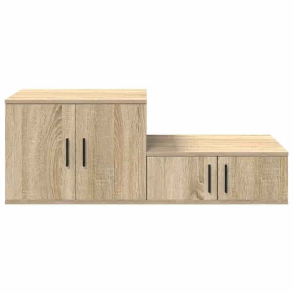 Stauraum-Schrank aus Sonoma-Eiche 103x41x40 cm, Spanplatte
