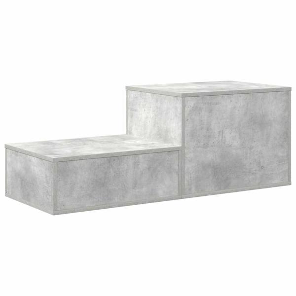 Aufbewahrungsschrank Grau Beton 103x41x40 cm aus Ingenieurholz