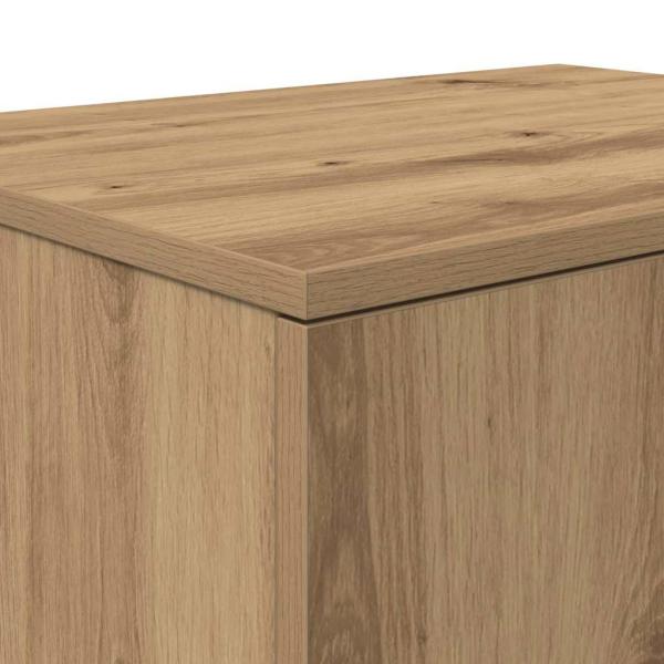 Aufbewahrungsschrank 2 stk. Artisan-Eiche 103 x 41 x 40 cm