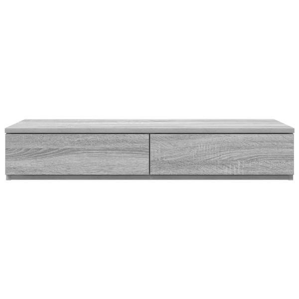 Bett-Schubladen Grau Sonoma 100x36,5x16,5 cm Holzwerkstoff