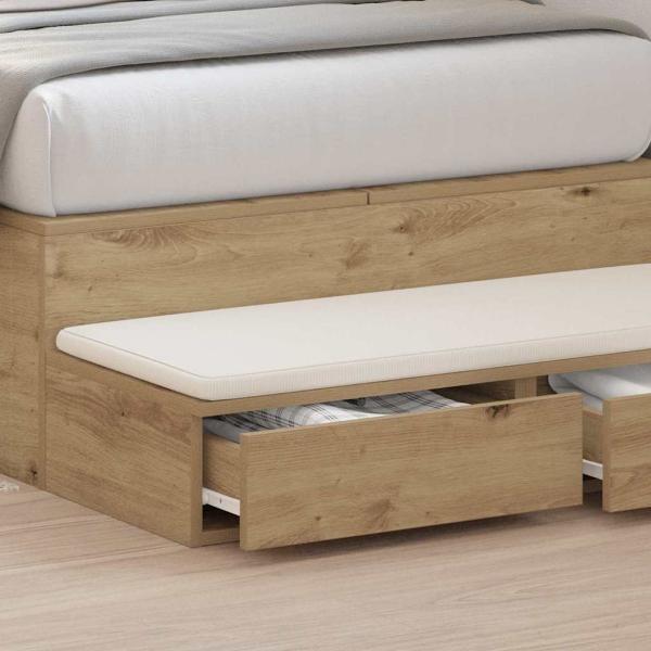 Bett-Schubladen Artisan Eiche 100x36,5x16,5 cm Holzwerkstoff