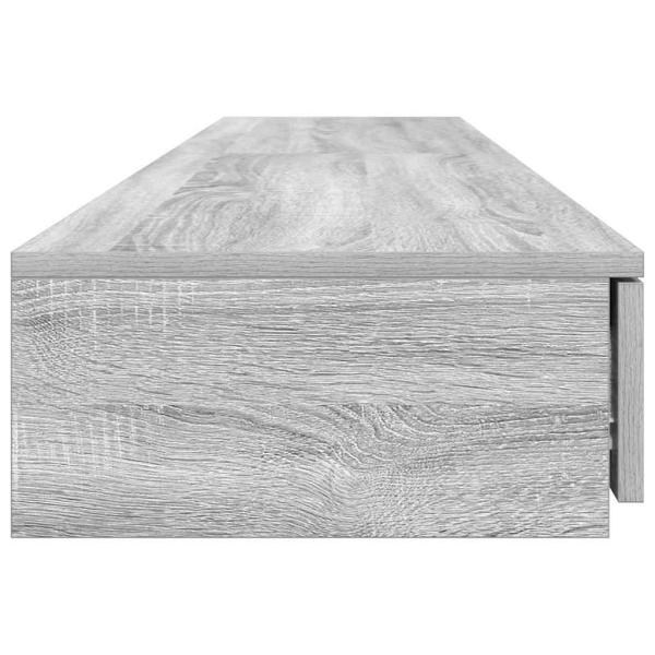 Bett-Schubladen Grau Sonoma 200x36,5x16,5 cm Holzwerkstoff