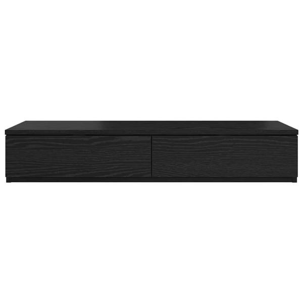 Bett-Schubladen Schwarz 80x36,5x16,5 cm Holzwerkstoff