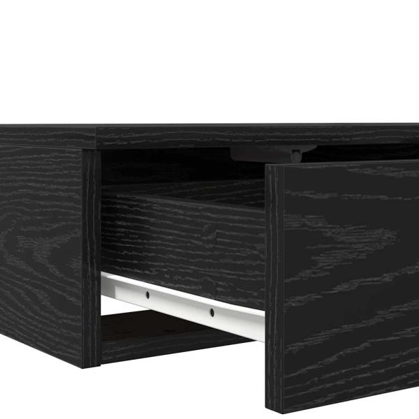 Bett-Schubladen Schwarz 80x36,5x16,5 cm Holzwerkstoff