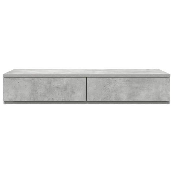 Bett-Schubladen Beton Grau 90x36,5x16,5 cm Holzwerkstoff