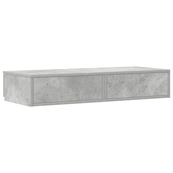 Bett-Schubladen Beton Grau 90x36,5x16,5 cm Holzwerkstoff