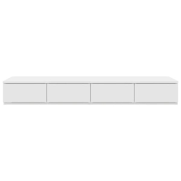 Bett-Schubladen Weiß 120x36,5x16,5 cm Spanplatte