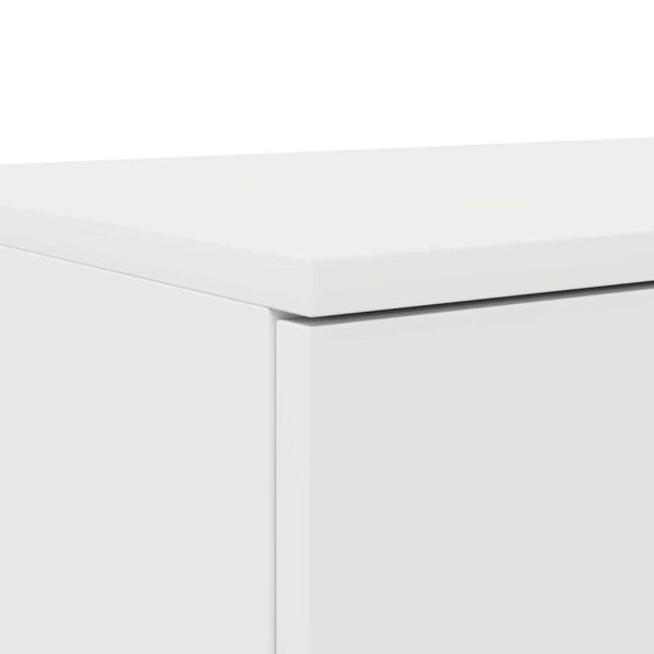 Bett-Schubladen Weiß 120x36,5x16,5 cm Spanplatte