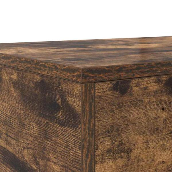 Bettkommoden Rauch-Eiche 120x36,5x16,5 cm Holzwerkstoff