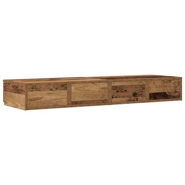 Bettschubladen Altes Holz 120x36,5x16,5 cm Holzwerkstoff
