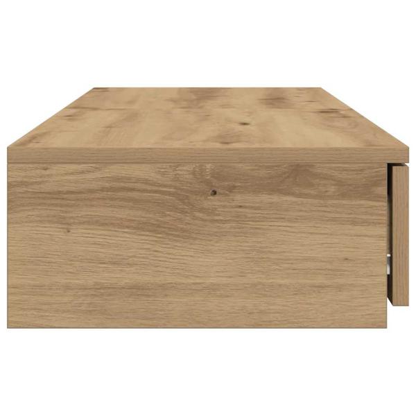Bett mit Schubladen Artisan Eiche 120x36,5x16,5 cm Holzwerkstoff