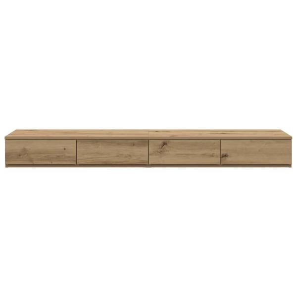 Nachttische Artisan-Eiche Spanplatte 160 x 36,5 x 16,5 cm