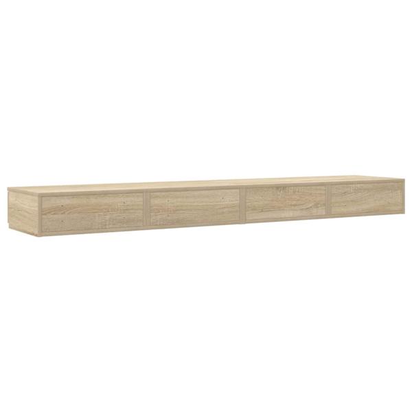 Bett mit Schubladen Sonoma Eiche 180x36,5x16,5 cm aus Holzwerkstoff