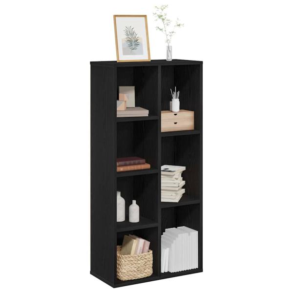 Bücherregal Schwarze Eiche 50x25x105 cm Holzwerkstoff