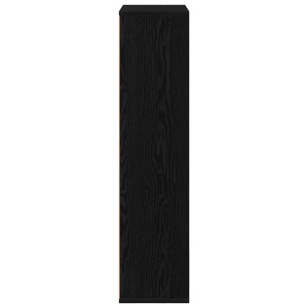 Bücherregal Schwarze Eiche 50x25x105 cm Holzwerkstoff
