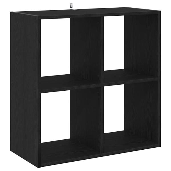Bücherregal Schwarz Eiche 68,5x32x68,5 cm Holzwerkstoff