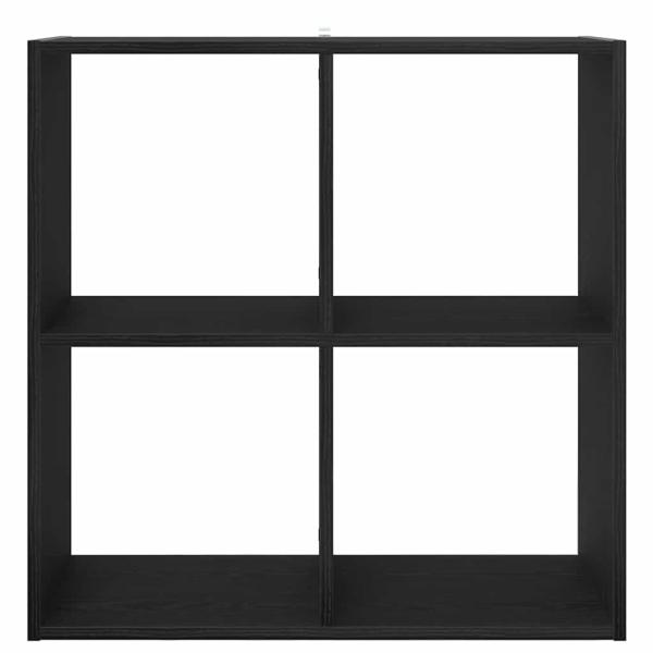 Bücherregal Schwarz Eiche 68,5x32x68,5 cm Holzwerkstoff