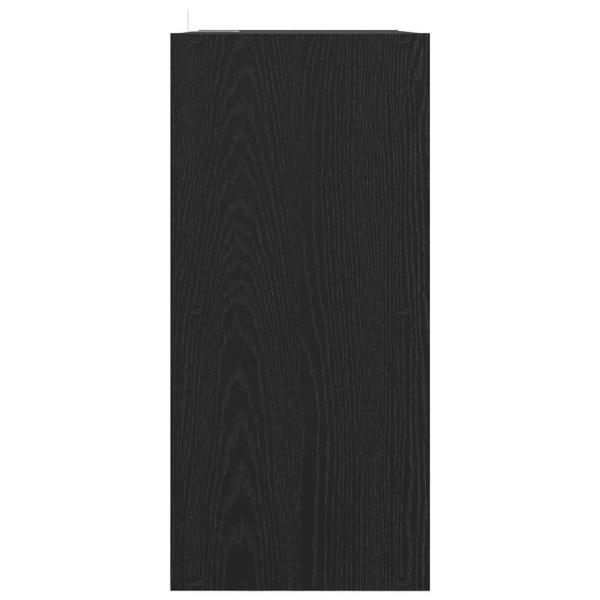 Bücherregal Schwarz Eiche 68,5x32x68,5 cm Holzwerkstoff