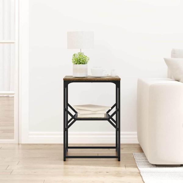 Beistelltisch Rauches Eiche 41x40x60 cm Engineered Wood