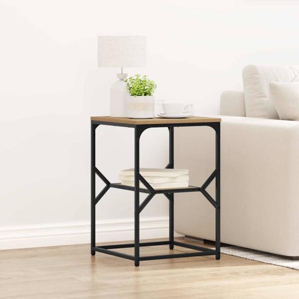 ARDEBO.de - Beistelltisch Artisan Eiche 41x40x60 cm Aus Holzwerkstoff