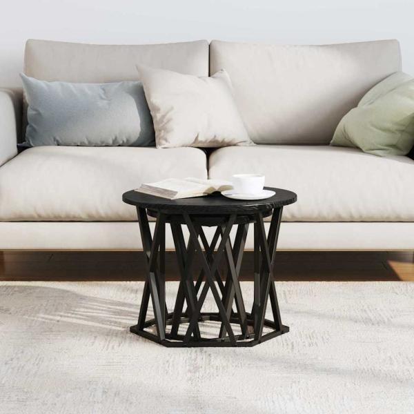 Schreibtisch-Tischset 2er Set Schwarzes Eichenholz