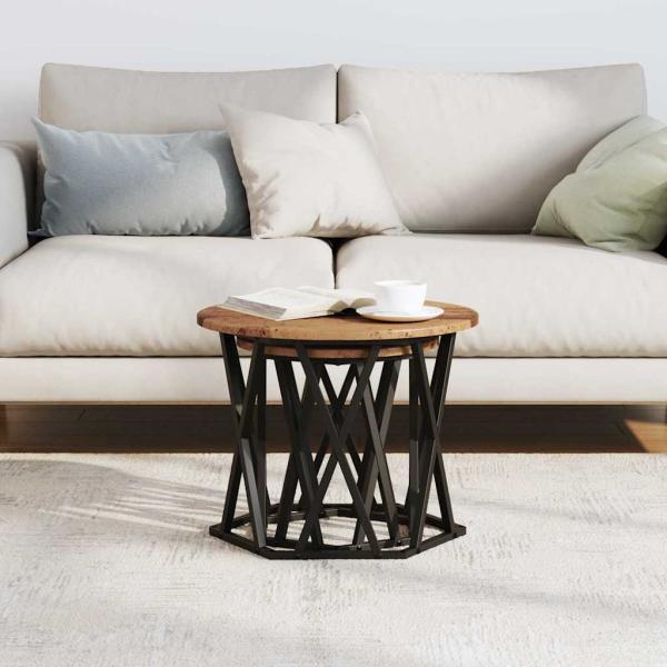 Nesting Beistelltische 2er Set aus Altholz