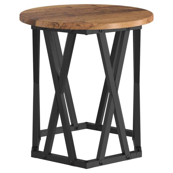 Nesting Beistelltische 2er Set aus Altholz