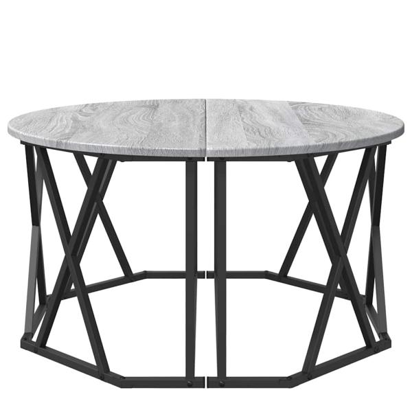 Couchtisch Grau Sonoma Verarbeitetes Holz 80 x 80 x 42 cm
