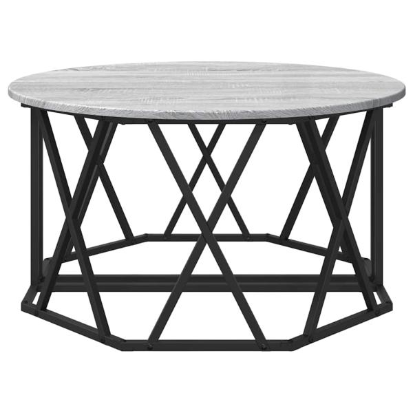 Couchtisch Grau Sonoma Verarbeitetes Holz 80 x 80 x 42 cm