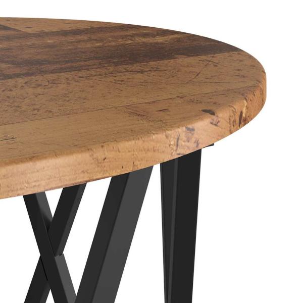 Nesting Beistelltische 3er Set aus alten Holzwerkstoffen