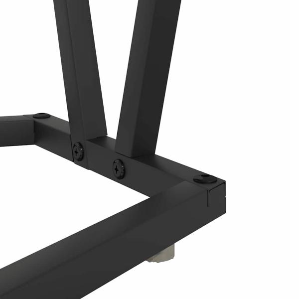 Couchtisch aus Sonoma Eiche 80x40x40,5 cm, Holzwerkstoff und Metall