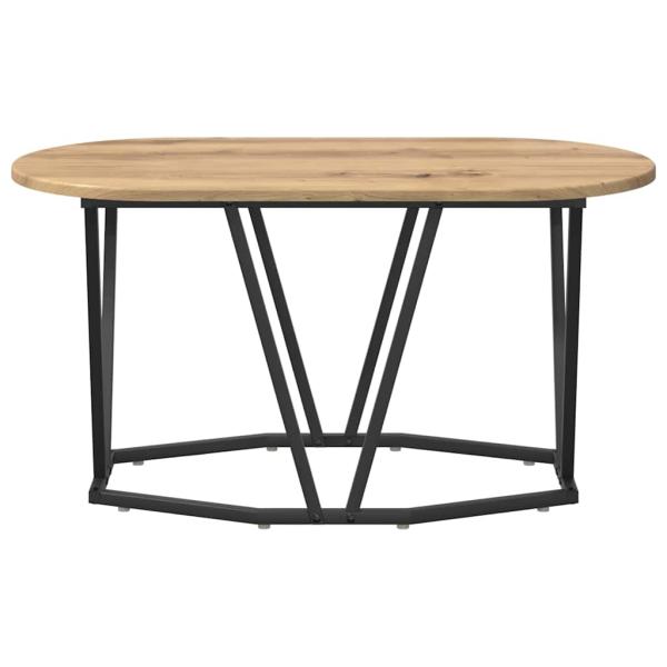 Couchtisch Artisan Eiche 80x40x40,5 cm Holz und Metall