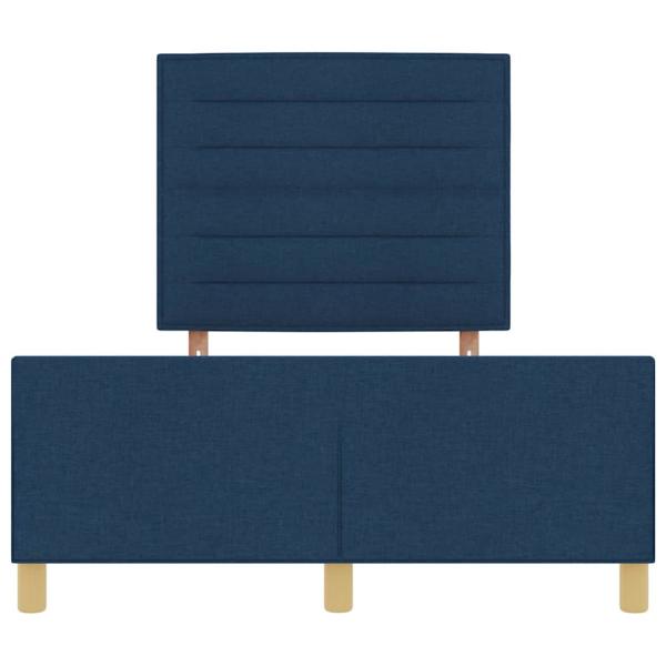 Bettgestell Blau 160x200 cm Stoff