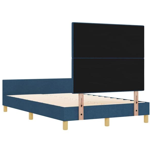 Bettgestell Blau 120x200 cm Stoff