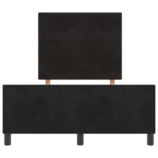 Bettgestell Schwarz 120x190 cm Samt