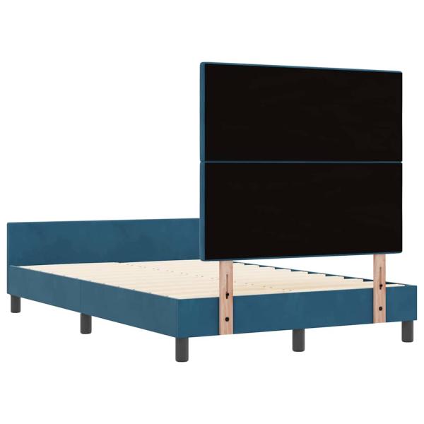 Bettgestell Dunkelblau 120x190 cm Samt
