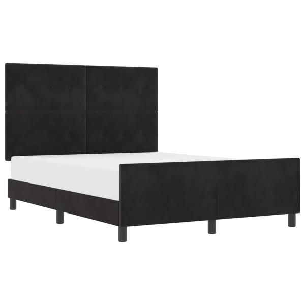 Bettgestell Schwarz 140x200 cm Velvet