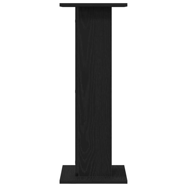 Pflanzenständer 2 pcs Schwarz Eichen-Optik 30 x 30 x 80 cm