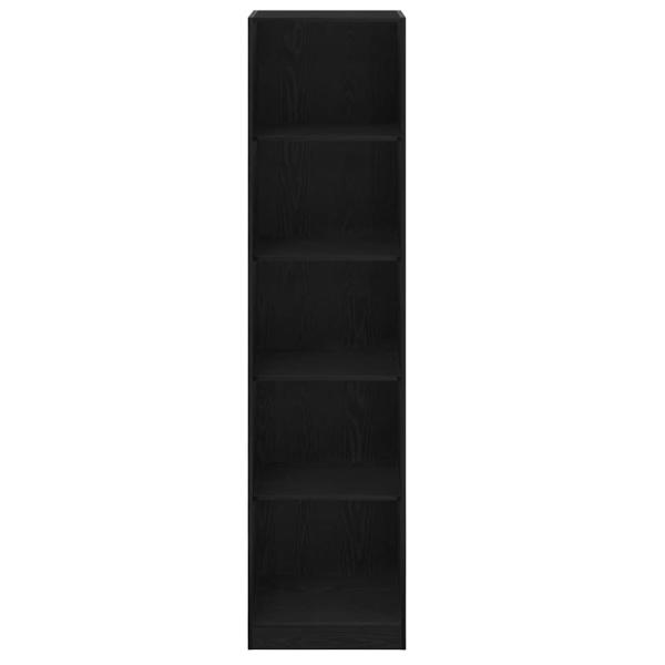 Kleiderschrank aus schwarzer Eiche 50x50x200 cm Möbelspanplatte