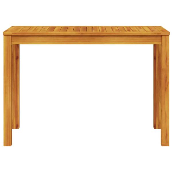 3-teiliges Garten-Esszimmer-Set aus massivem Akazienholz