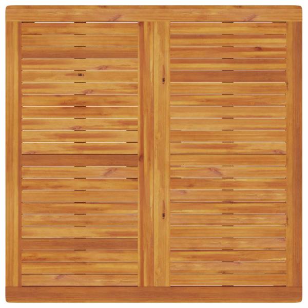 3-teiliges Garten-Esszimmer Set aus massivem Akazienholz