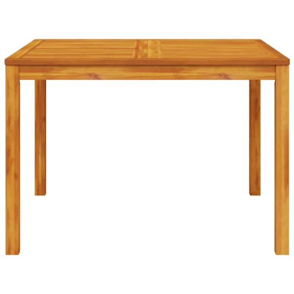 3-teiliges Garten-Esszimmer Set aus massivem Akazienholz