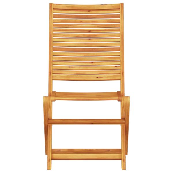 3-teiliges klappbares Bistro-Set aus massivem Akazienholz