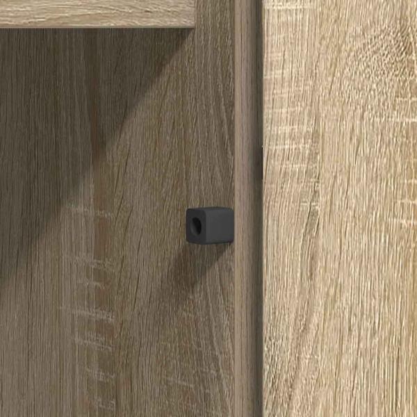 TV-Schrank mit LED Sonoma Eiche 180x38x49 cm Holzwerkstoff