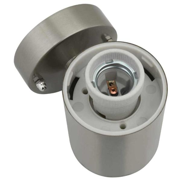 Außenwandleuchte Silber Edelstahl IP44