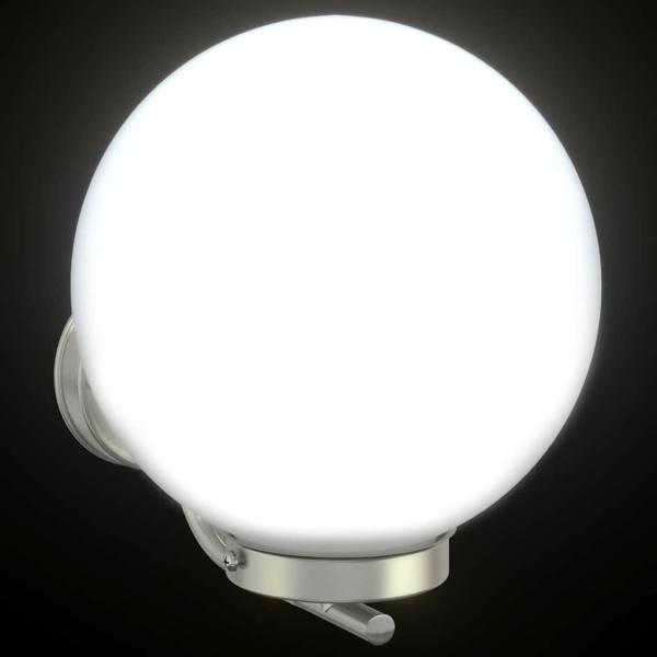 Außenwandleuchte Silber Edelstahl IP44